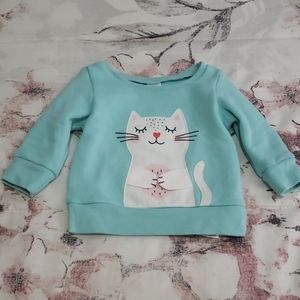Baby girl blue sweater